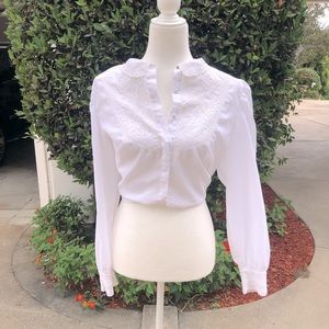 Floral Embroidered Shirts